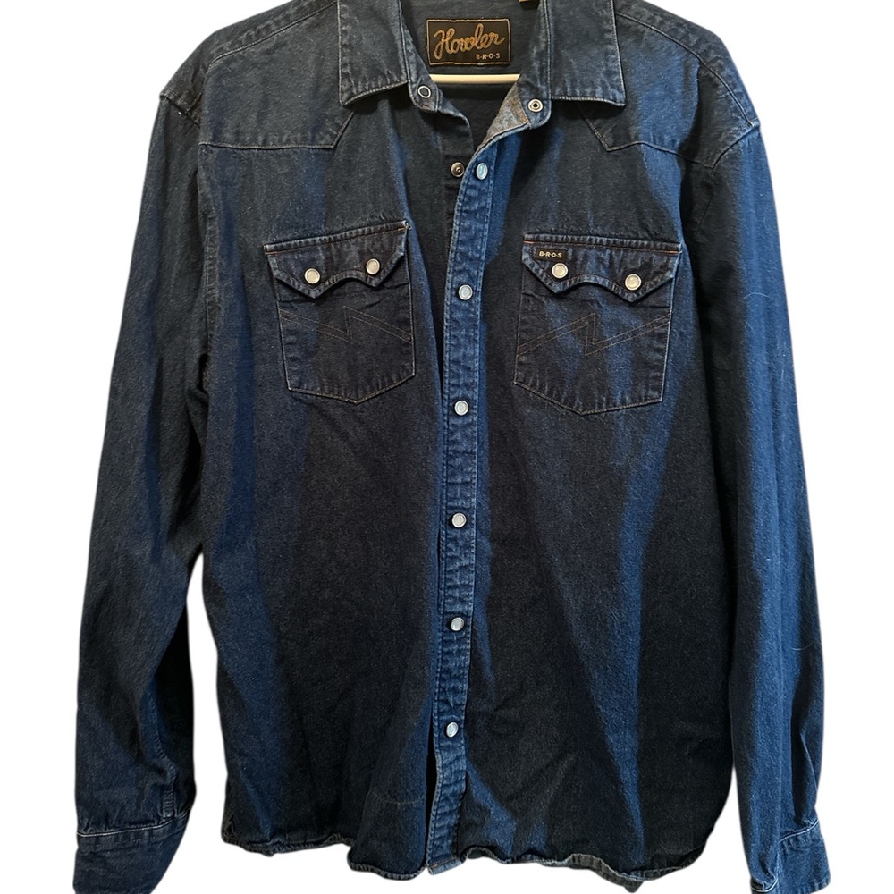 Howler Brothers Denim Casual Button Down Shirt